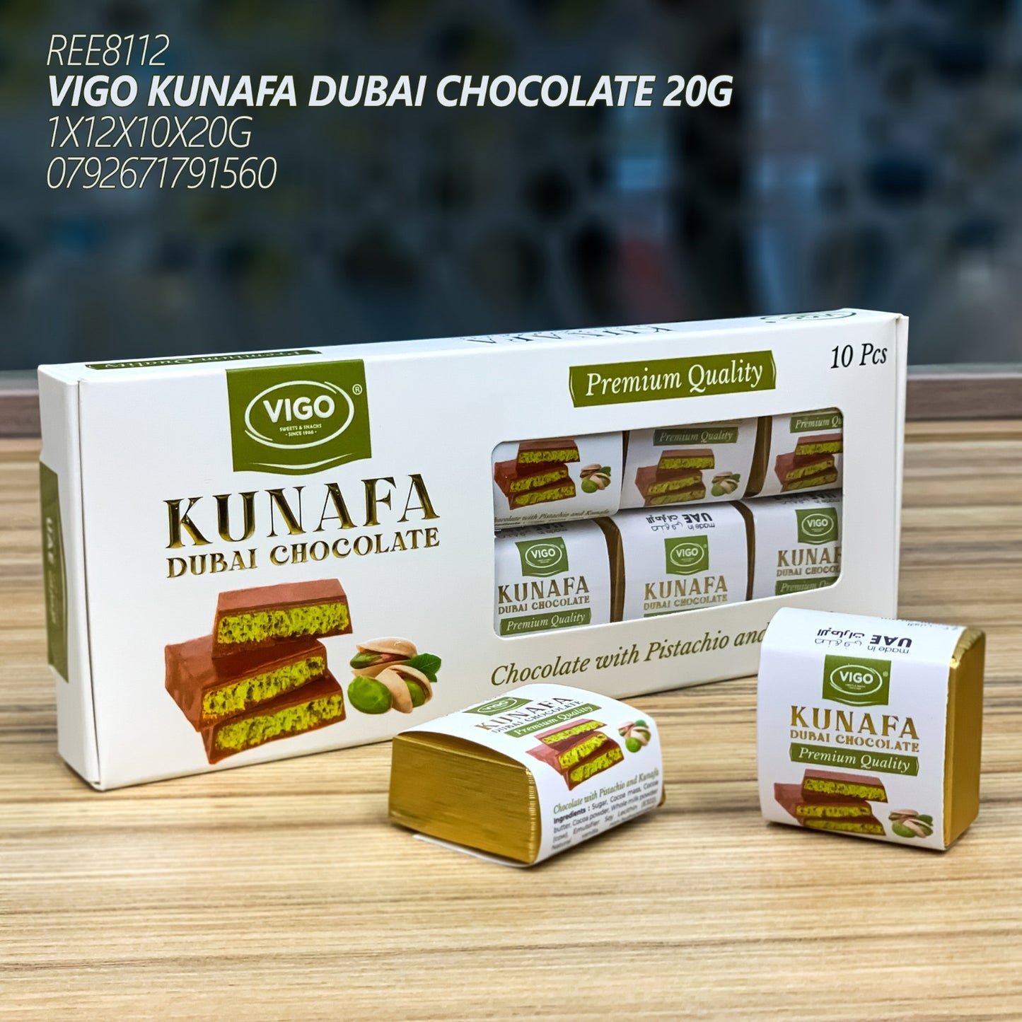 Vigo kunafa chocolate(200g=10 pcs)