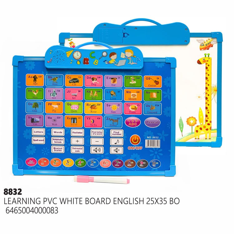 Learning chart with white board