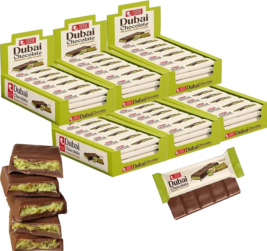 oddie dubai chocolate(648g=24 pcs)( 1 box)