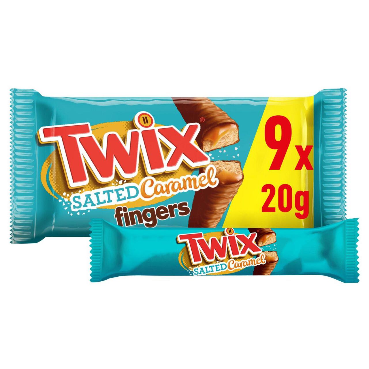 twix salted caramel(180g=9 pcs)