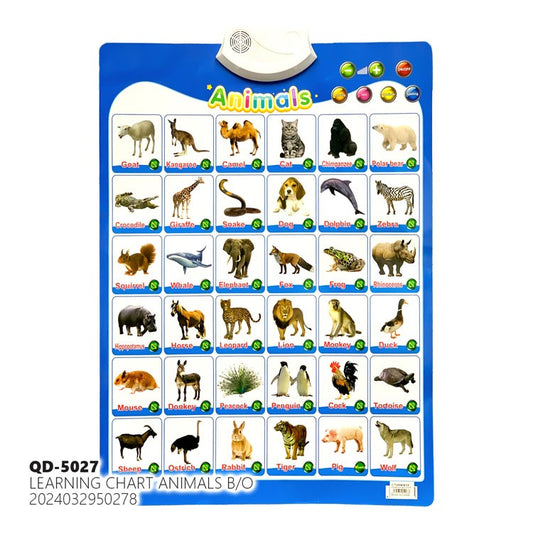 Animal learning chart(battery)