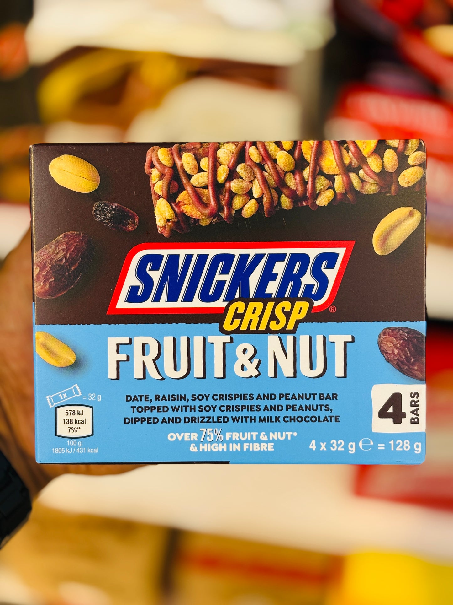 Snikers Crisp Fruit&Nut(128g=4pc)