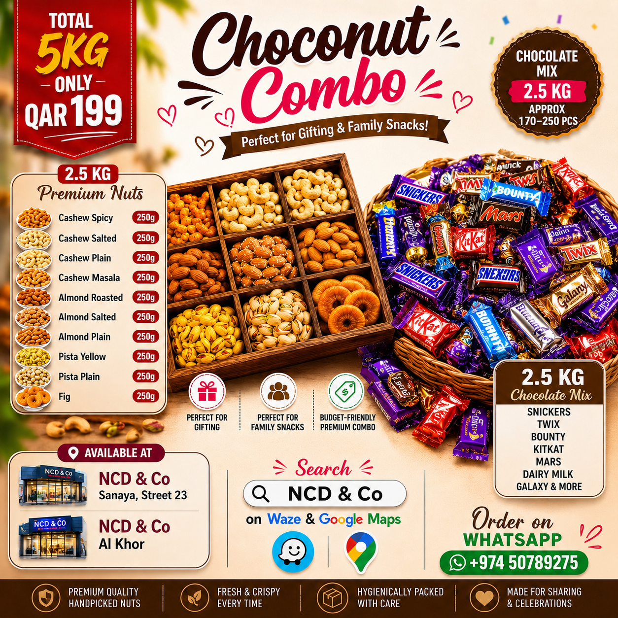 Choconut combo(5kg)