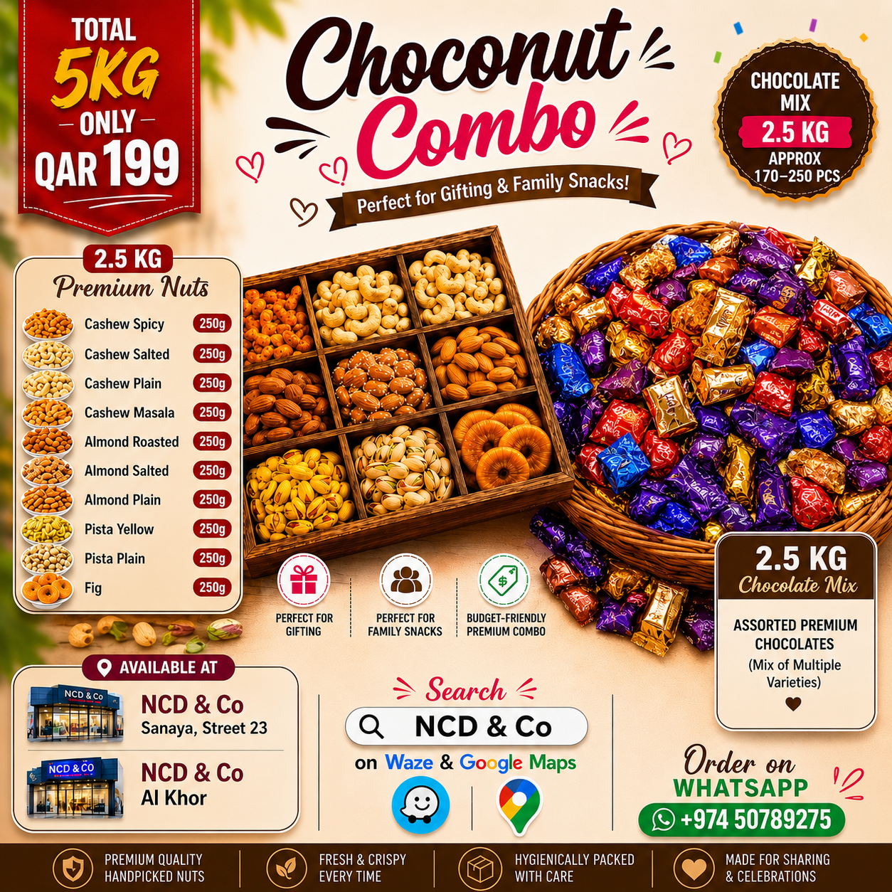 Choconut combo(5kg)