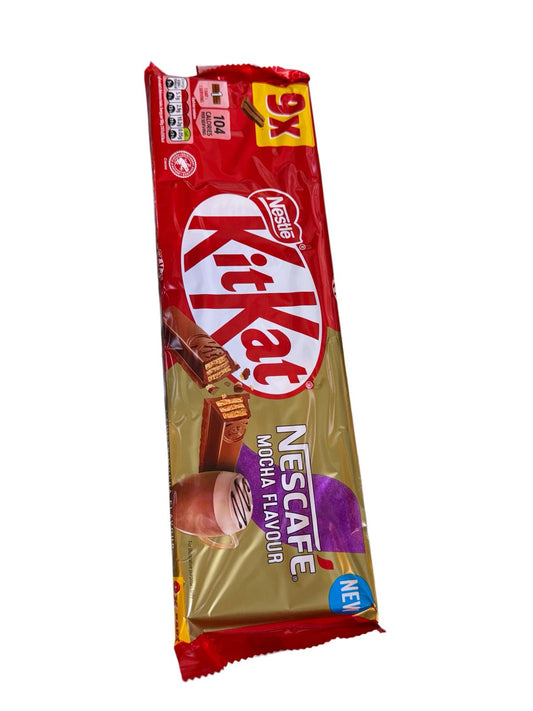 kitkat nescafe mocha flavour(186g=9 pcs)