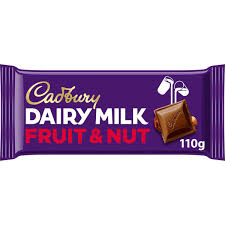 dairymilk fruit & nut (110g=1 pc)