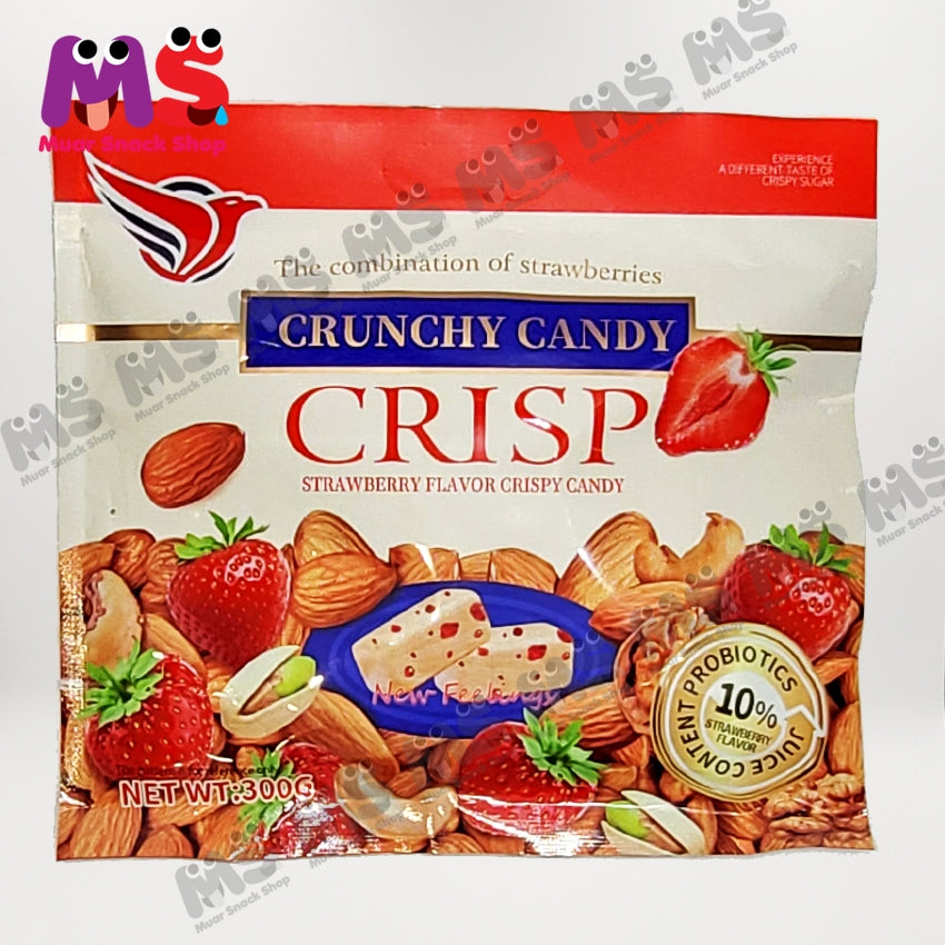 strawberry crispy candy(300g=30 pcs)